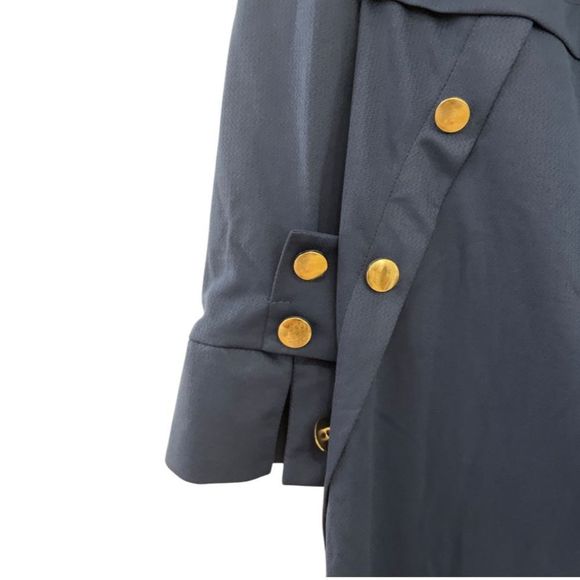 Marine Park Navy Blue Golf Midi Dress Size 38 Medium - Picture 2 of 4